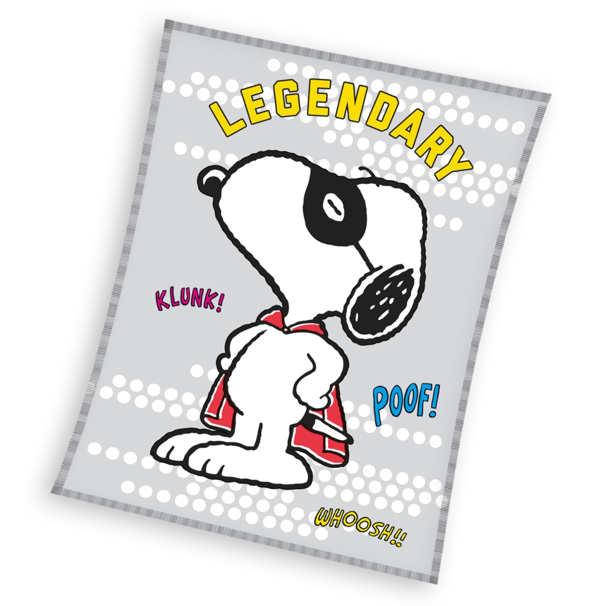 Snoopy Fleece deken, Legendary - 150 x 200 cm - Polyester