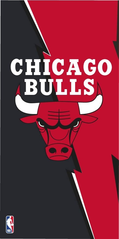 Chicago Bulls Beach towel, Logo - 70 x 140 cm - Polyester