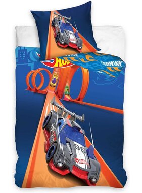 Hot Wheels Dekbedovertrek Race 140 x 200 cm / 60 x 70 cm Katoen