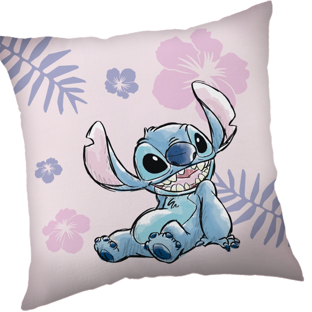 Disney Lilo & Stitch Decorative cushion Tropical - 35 x 35 cm - Polyester Polar Fleece