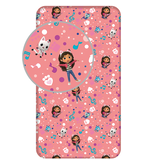 Gabby's poppenhuis Hoeslaken Music - Eenpersoons - 90 x 190/200cm - Katoen