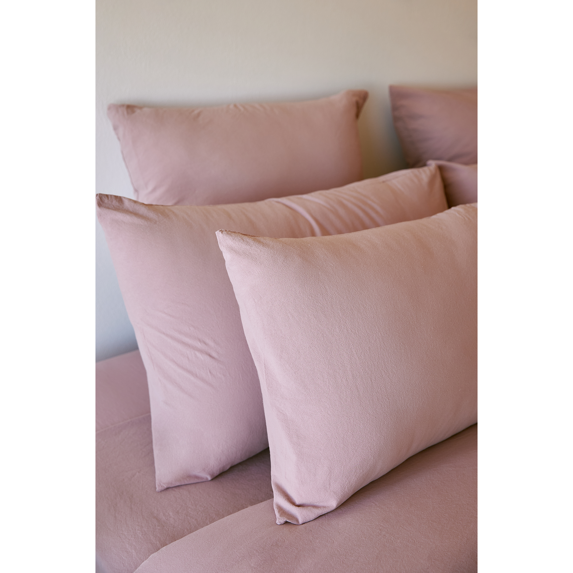 Torres Novas 1845 Pillowcase Old Pink - 60 x 60 cm - 2 pieces - Washed Cotton