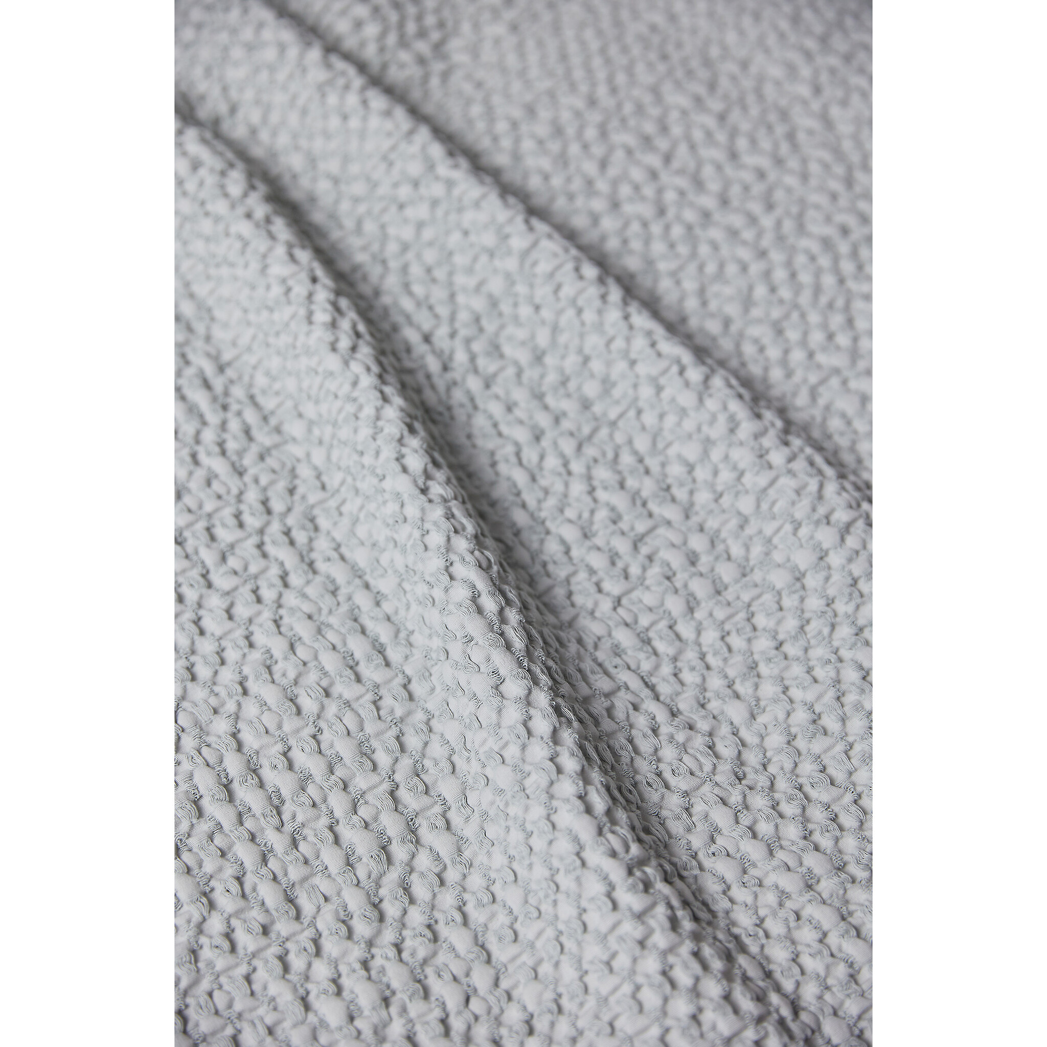 Torres Novas 1845 Bedspread Waffle Silver gray - 280 x 260 cm - Cotton