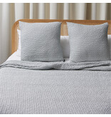 Torres Novas 1845 Pillowcase Waffle, Silver gray - 50 x 50 cm - Cotton