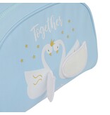 GLOWLAB Toilettas, Zwanen - 28 x 18 x 10 cm - Polyester