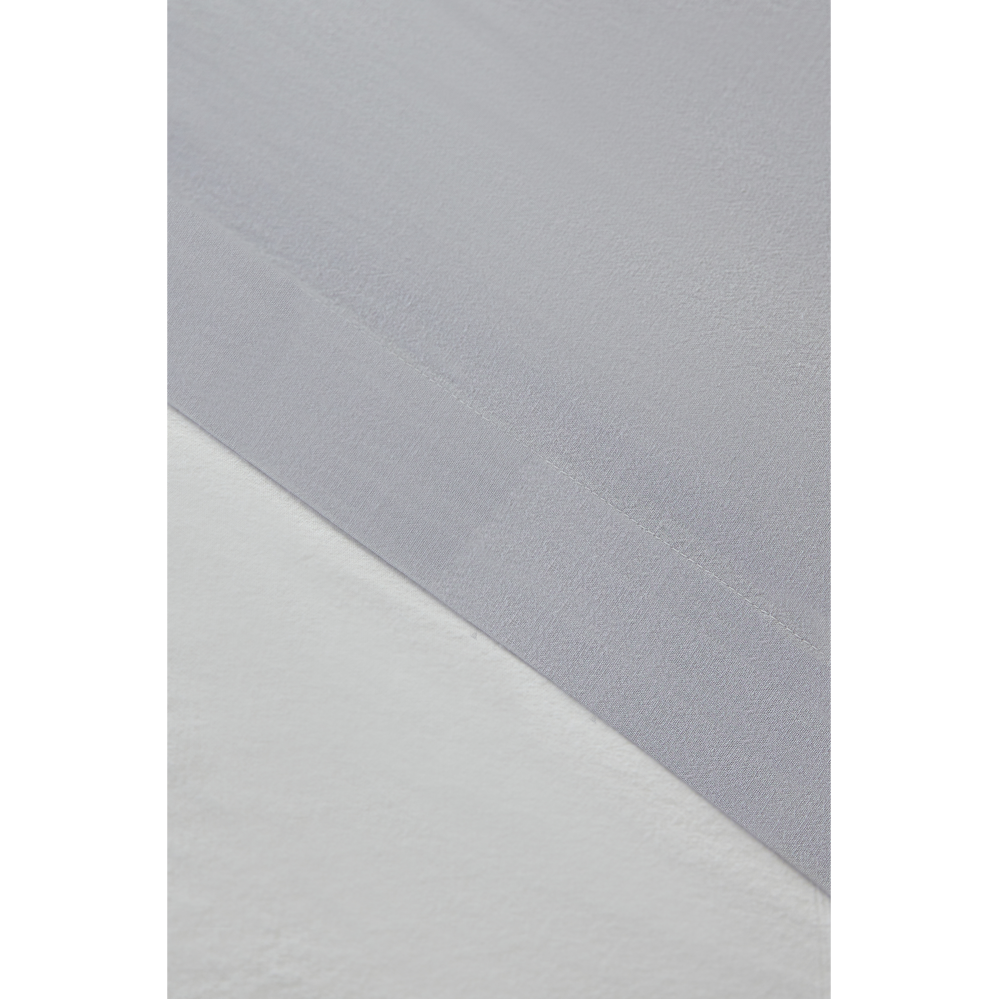Torres Novas 1845 Dekbedovertrek Zilvergrijs - Lits Jumeaux - 240 x 220 cm (zonder slopen) - Gewassen Katoen
