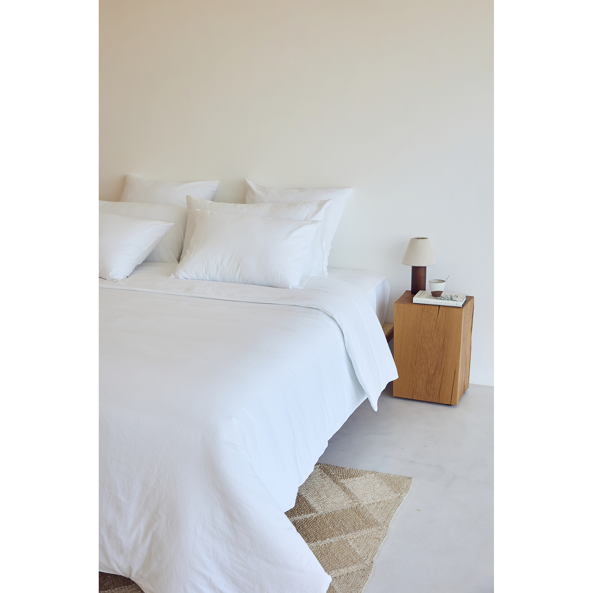 Torres Novas 1845 Duvet cover White - Hotel size - 260 x 240 cm (without pillowcases) - Washed Cotton