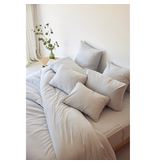 Torres Novas 1845 Duvet cover Silver gray - Hotel size - 260 x 240 cm (without pillowcases) - Washed Cotton