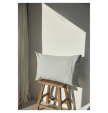 Torres Novas 1845 Kussensloop Zilvergrijs - 50 x 75 cm - 2 stuks - Gewassen Katoen