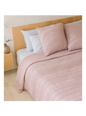 Torres Novas 1845 Bedspread Waffle Old Pink 280 x 260 cm Cotton