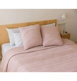 Torres Novas 1845 Bedspread Waffle Old Pink - 280 x 260 cm - Cotton