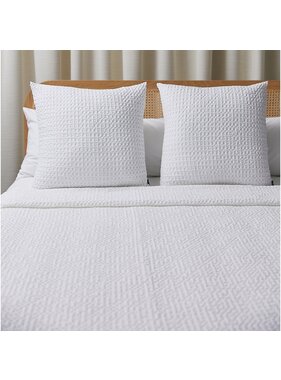 Torres Novas 1845 Pillowcase Waffle White 50 x 50 cm Cotton