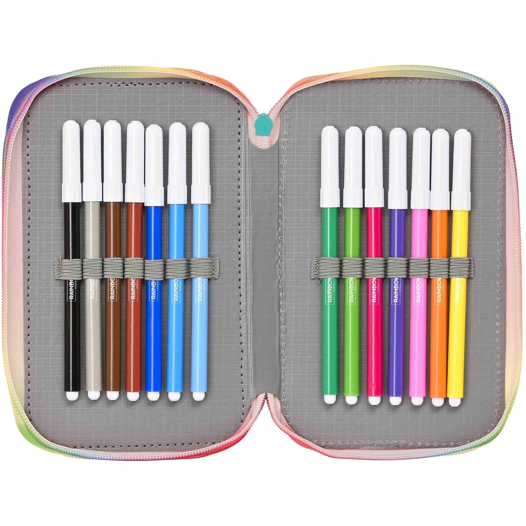 Rainbow High Gevuld Etui, Paradise - 36 stuks - 19,5 x 12,5 x 5,5 cm- Polyester