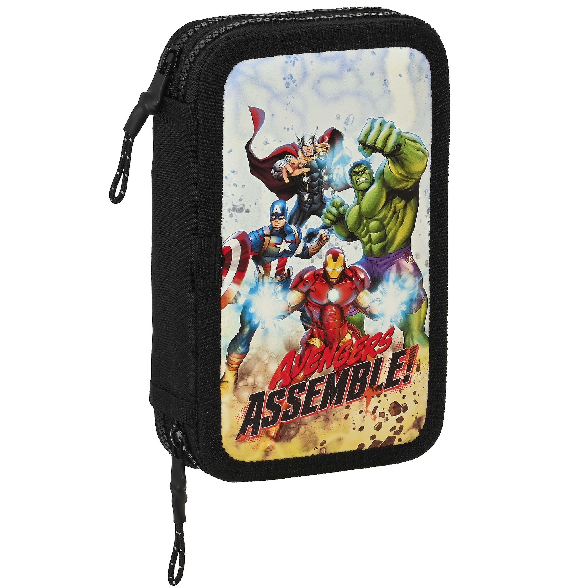 Marvel Avengers Gevuld Etui, Assemble! - 28 st. - 19,5 x 12,5 x 4 cm - Polyester