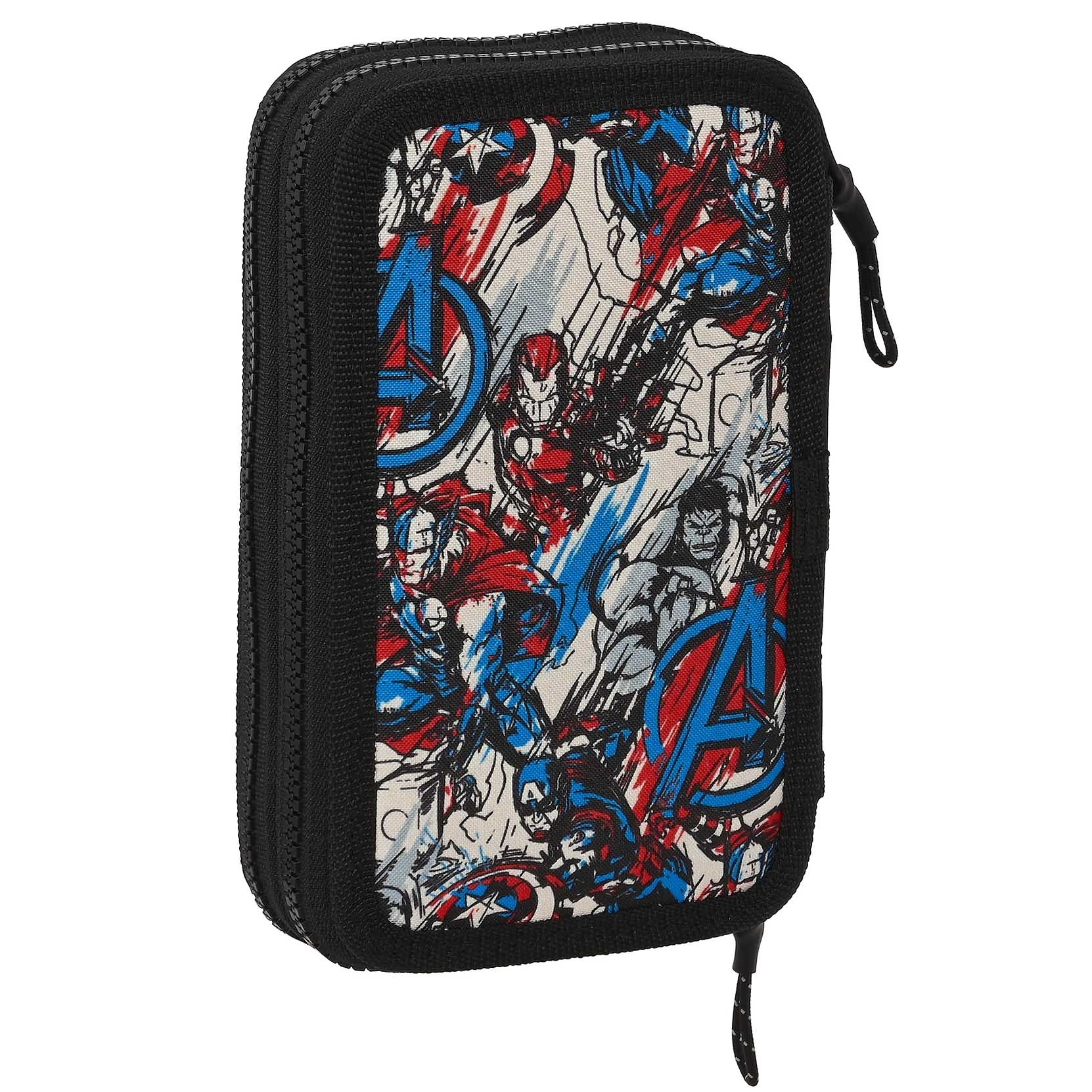 Marvel Avengers Gevuld Etui, Assemble! - 28 st. - 19,5 x 12,5 x 4 cm - Polyester