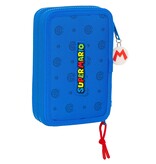 Super Mario Gevuld Etui, Play - 28 st. - 19,5 x 12,5 x 4 cm - Polyester