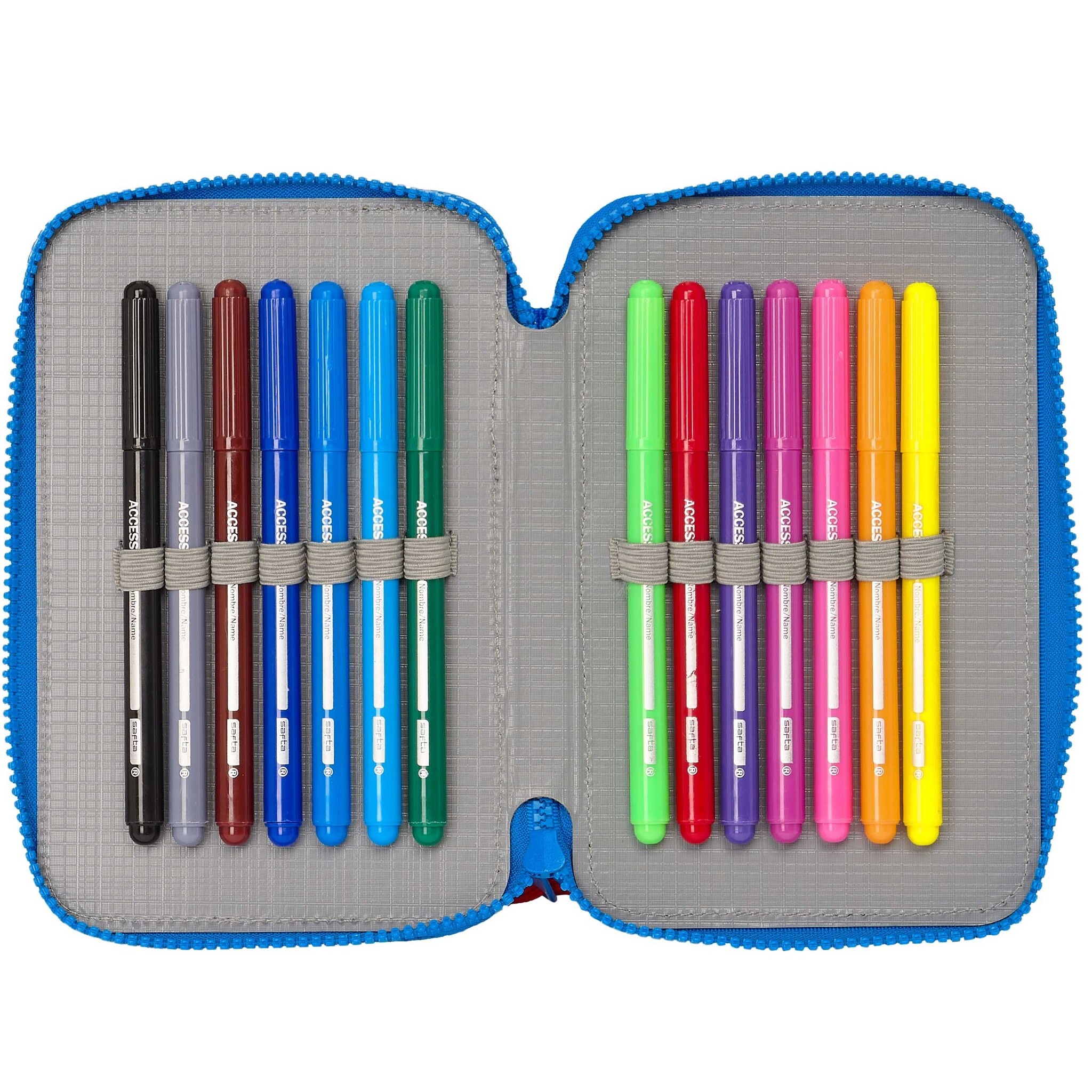 Super Mario Filled Pencil Case, Play - 36 pieces - 19.5 x 12.5 x 5.5 cm - Polyester