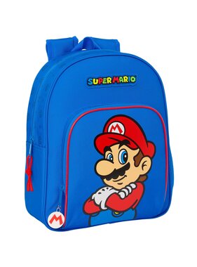 Super Mario Backpack Play 34 x 26 Polyester