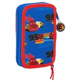 Disney Cars Filled Case, Race Ready - 28 pcs. - 19.5 x 12.5 x 4 cm - Polyester