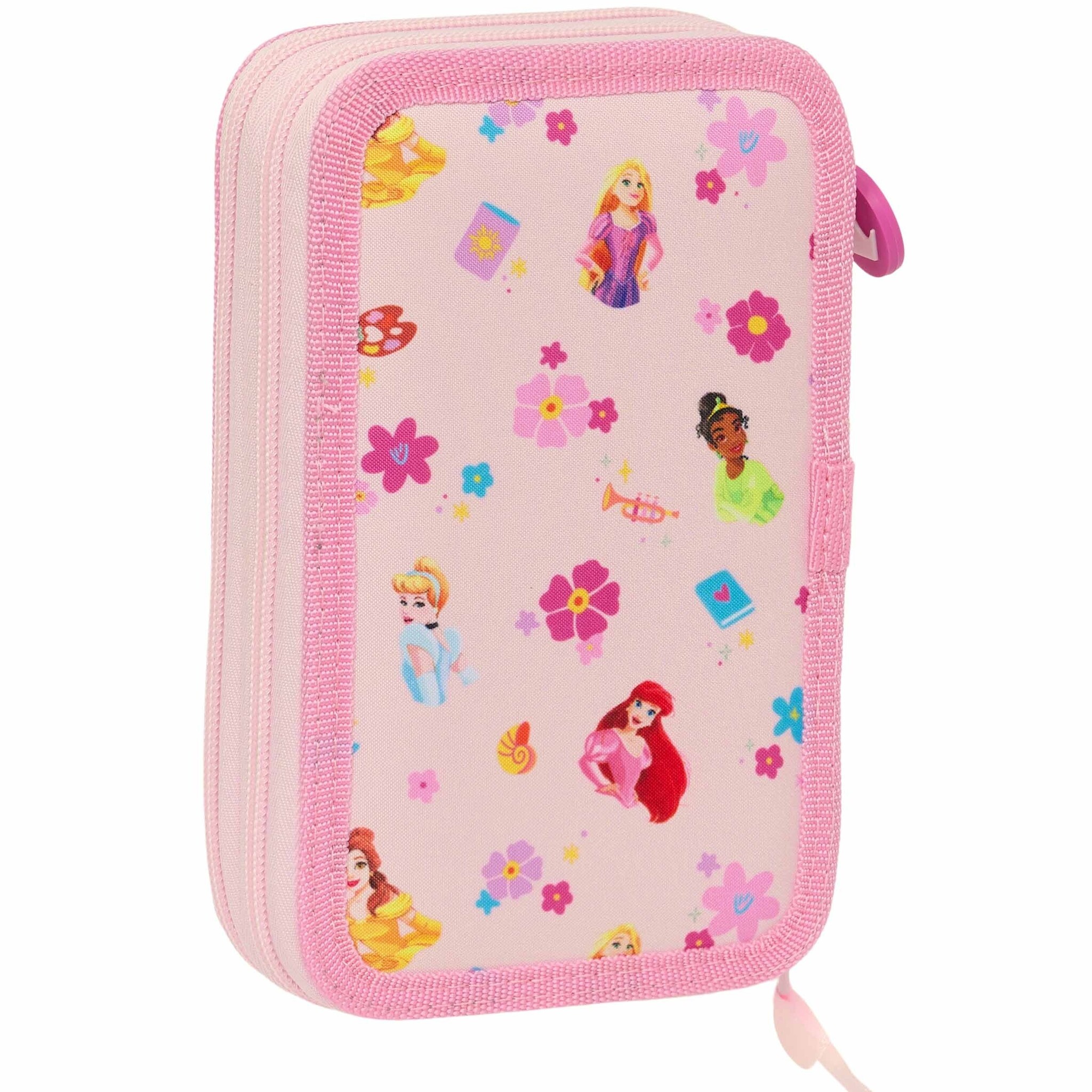 Disney Princess Gevuld Etui, Summer Adventures - 28 st. - 19,5 x 12,5 x 4 cm - Polyester