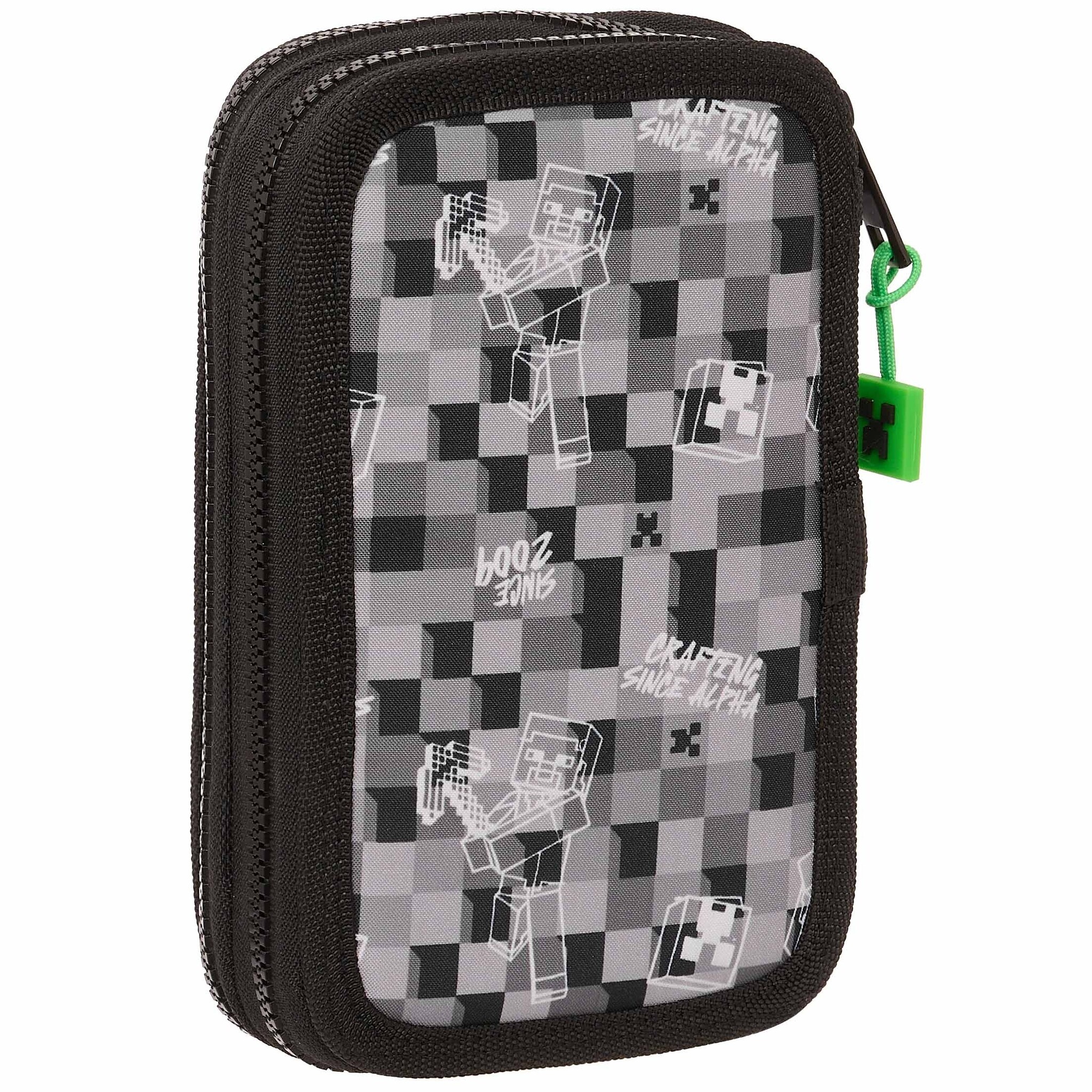 Minecraft Filled Pencil Case, Anniversary - 28 pcs. - 19.5 x 12.5 x 4 cm - Polyester