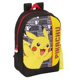 Pokemon Backpack, Pikachu - 40 x 28 x 12 cm - Polyester
