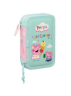 Peppa Pig Gevuld Etui Ice Cream 28 stuks Polyester