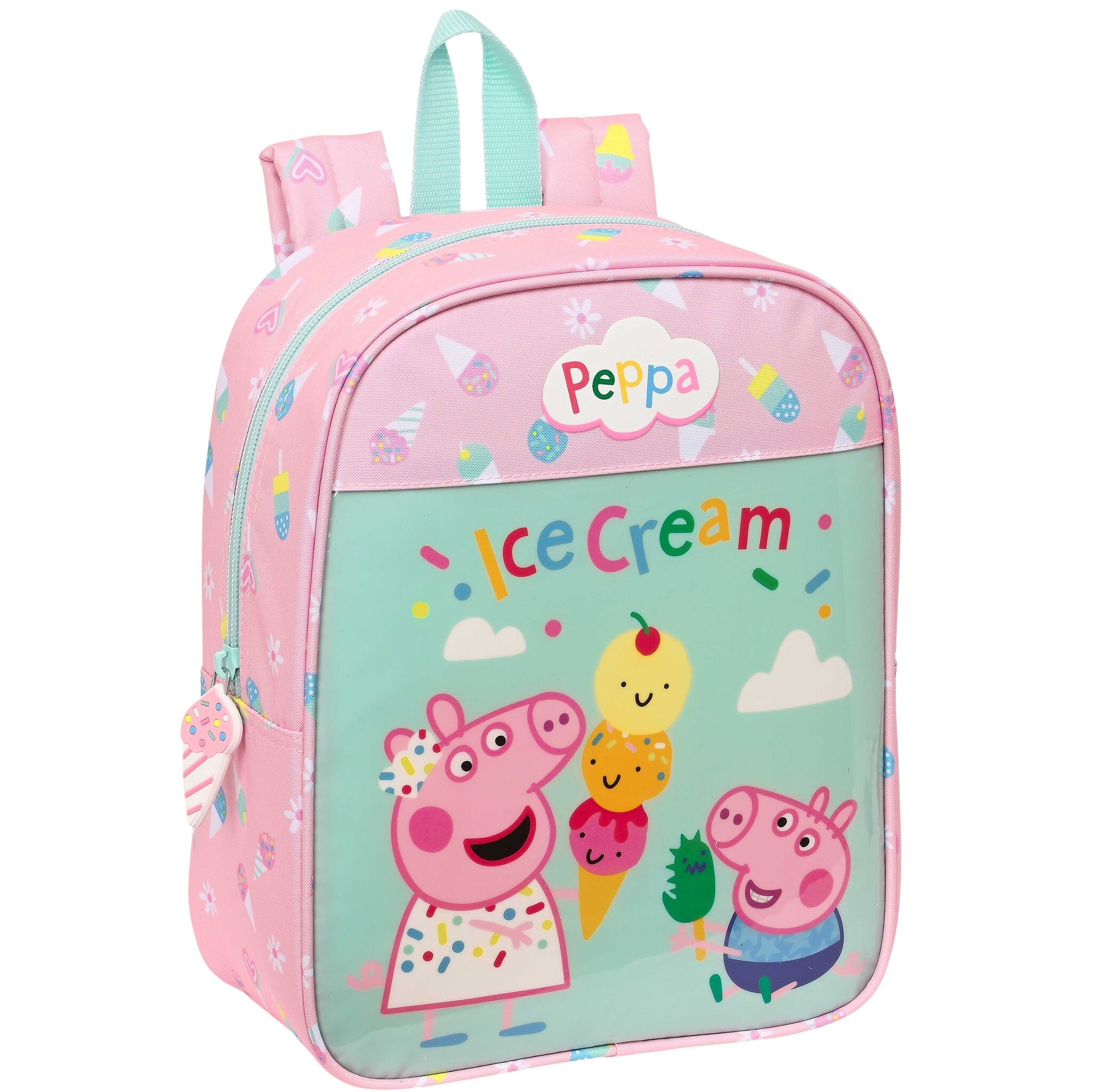 Peppa Pig Peuterrugzak, Ice Cream - 27 x 22 x 10 cm - Polyester