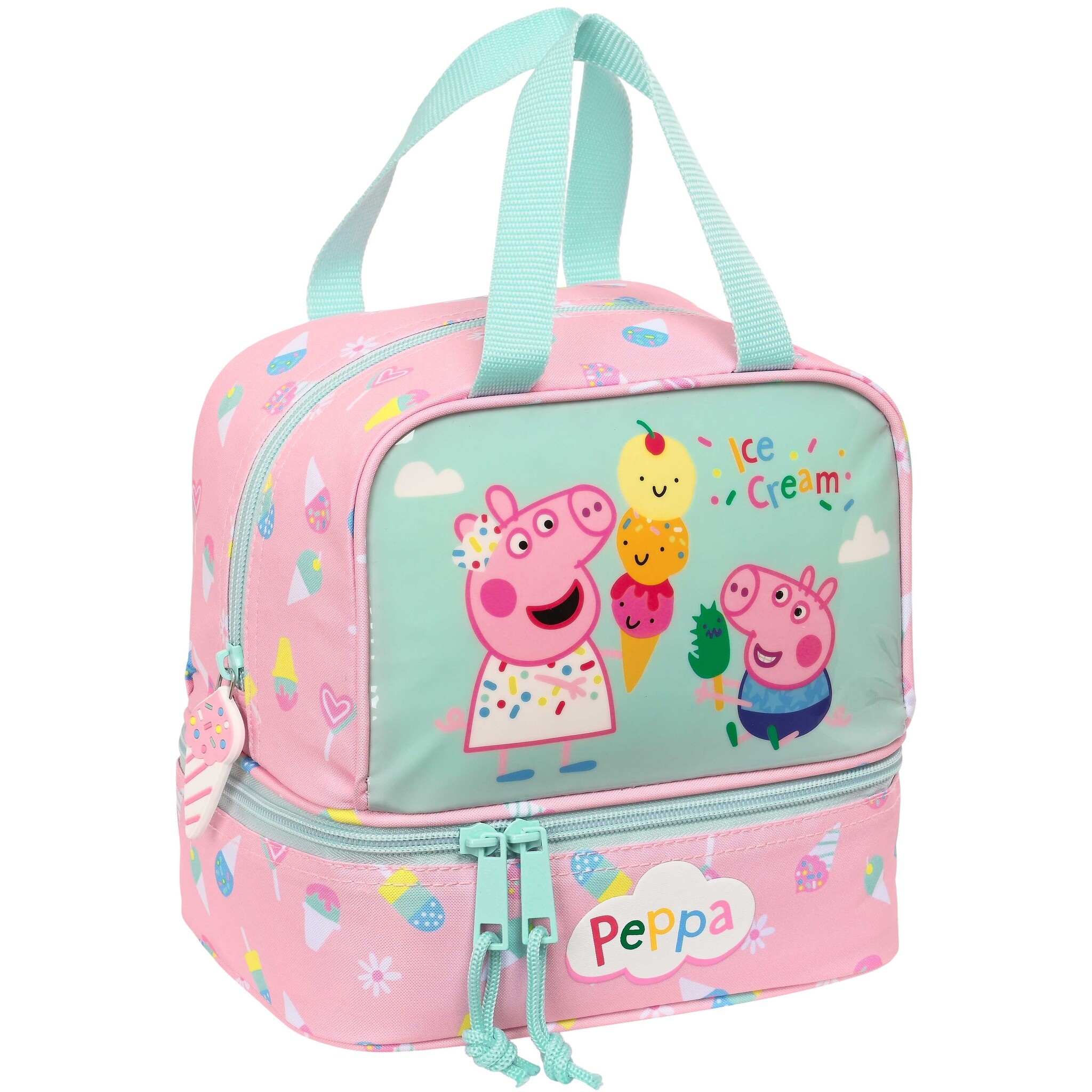 Peppa Pig Beautycase, Ice Cream -20 x 20 x 15 cm - Polyester