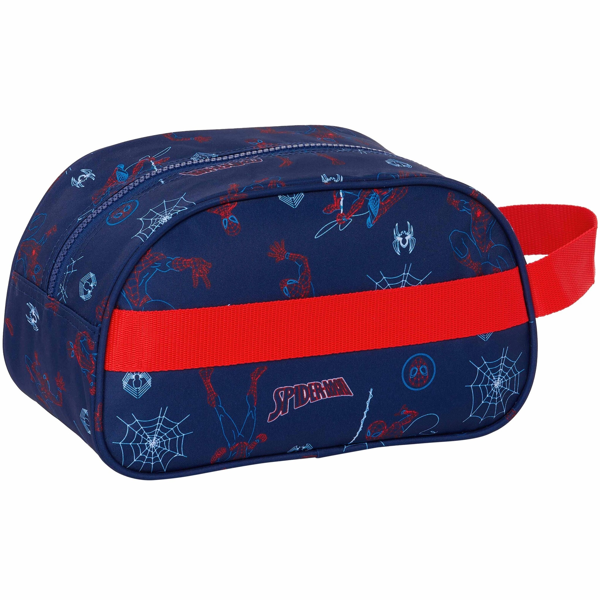 Spiderman Toiletry bag, Web - 26 x 15 x 12 cm - Polyester