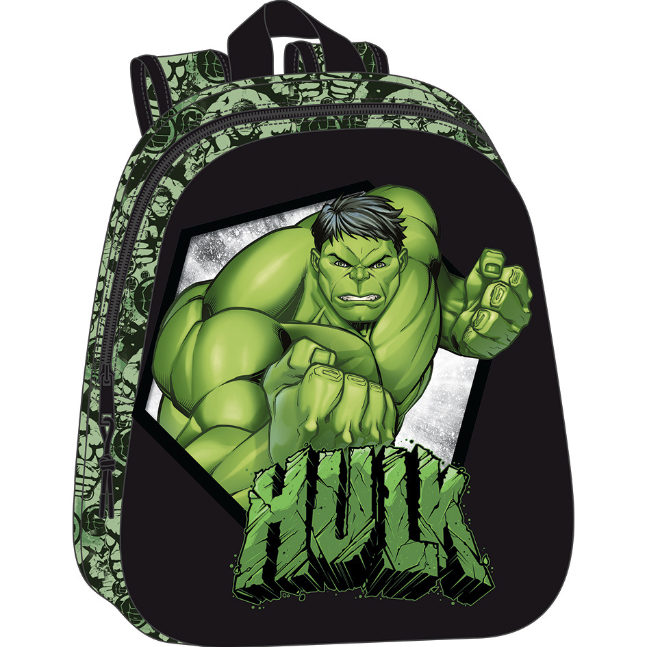 Marvel Avengers Backpack, 3D Savage - 33 x 27 x 10 cm - Polyester