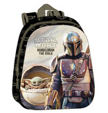 Star wars Backpack, 3D The Mandalorian - 33 x 27 x 10 cm - Polyester