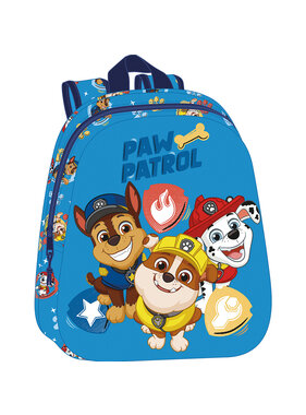 Paw Patrol Backpack 3D Heroes 33 x 27 cm Polyester