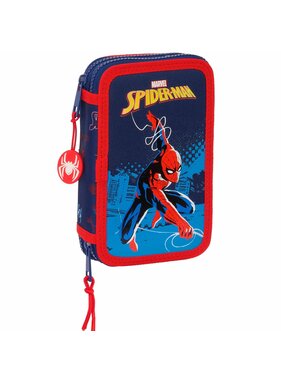 Spiderman Gevuld Etui Neon 28 stuks Polyester