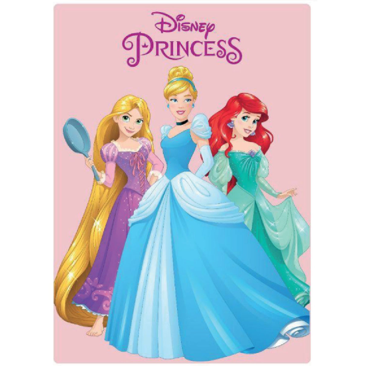 Disney Princess Fleece blanket, Summer Adventures - 100 x 140 cm - Polyester