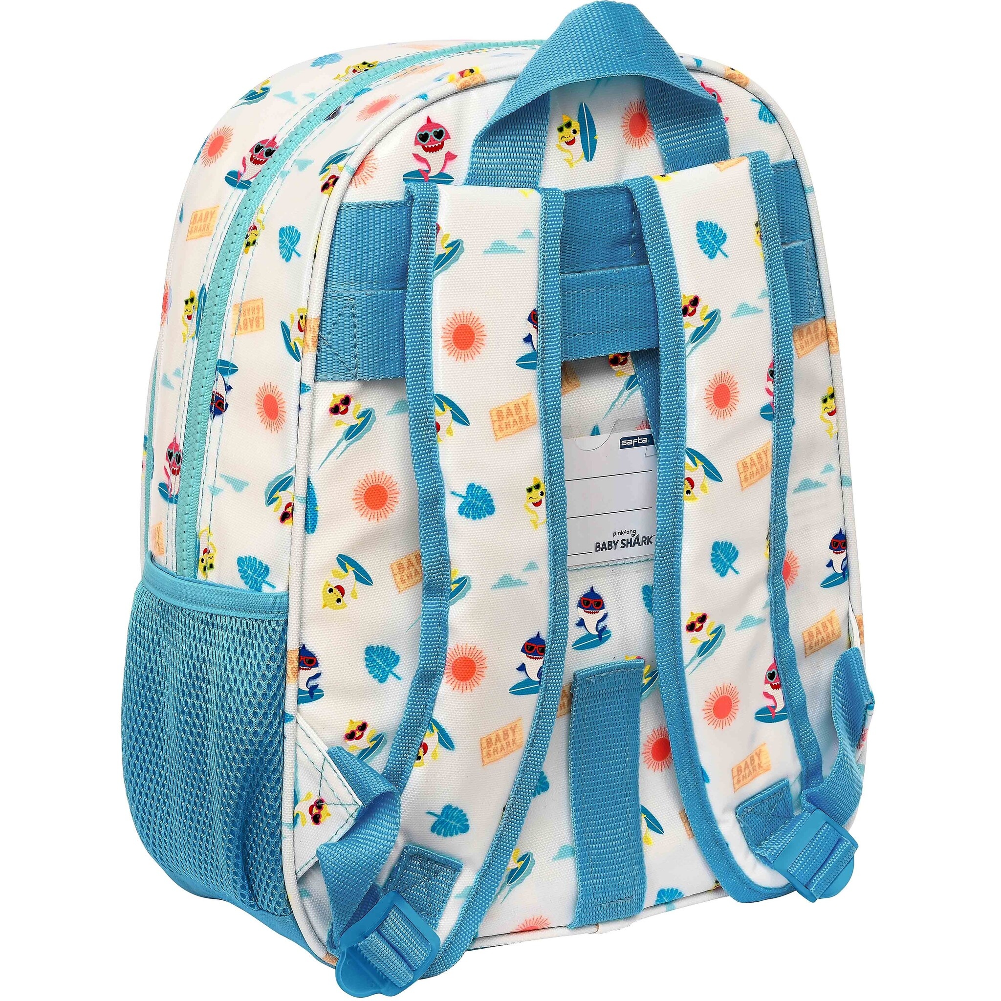 Baby Shark Backpack, Surfing - 34 x 26 x 11 cm - Polyester