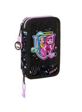 Monster High Filled Pencil Case Fantastic 28 pieces Polyester