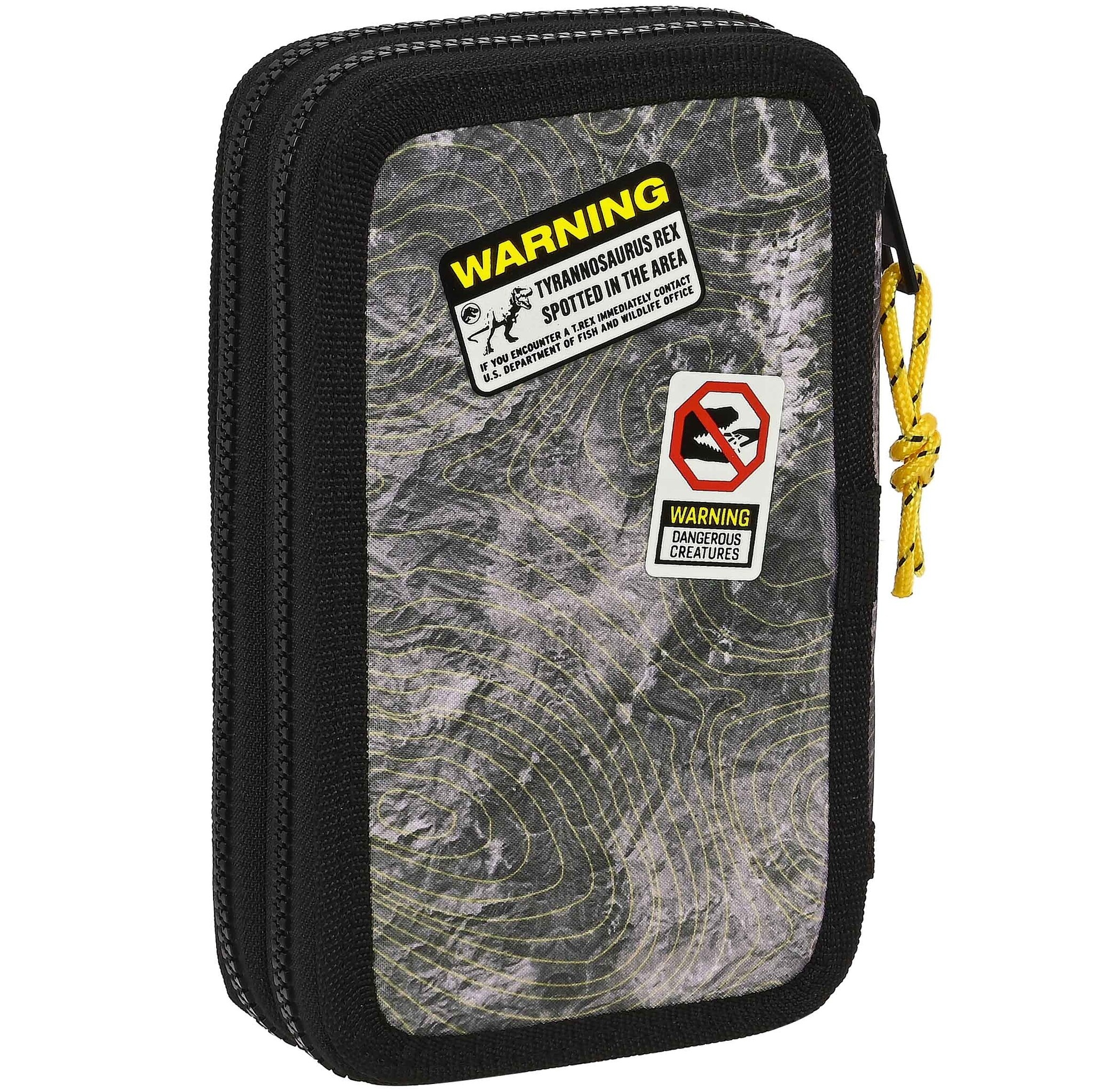 Jurassic World Filled Pouch, Warning - 28 pcs. - 19.5 x 12.5 x 4 cm - Polyester