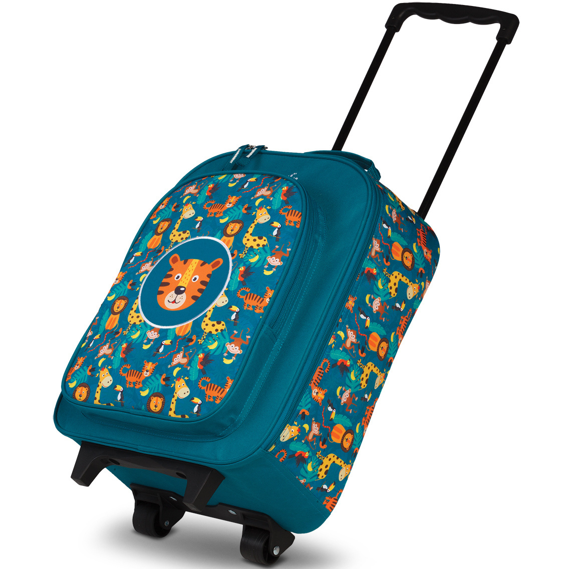 Fabrizio Trolley, Dierentuin - 42 x 32 x 16/21 cm - Polyester