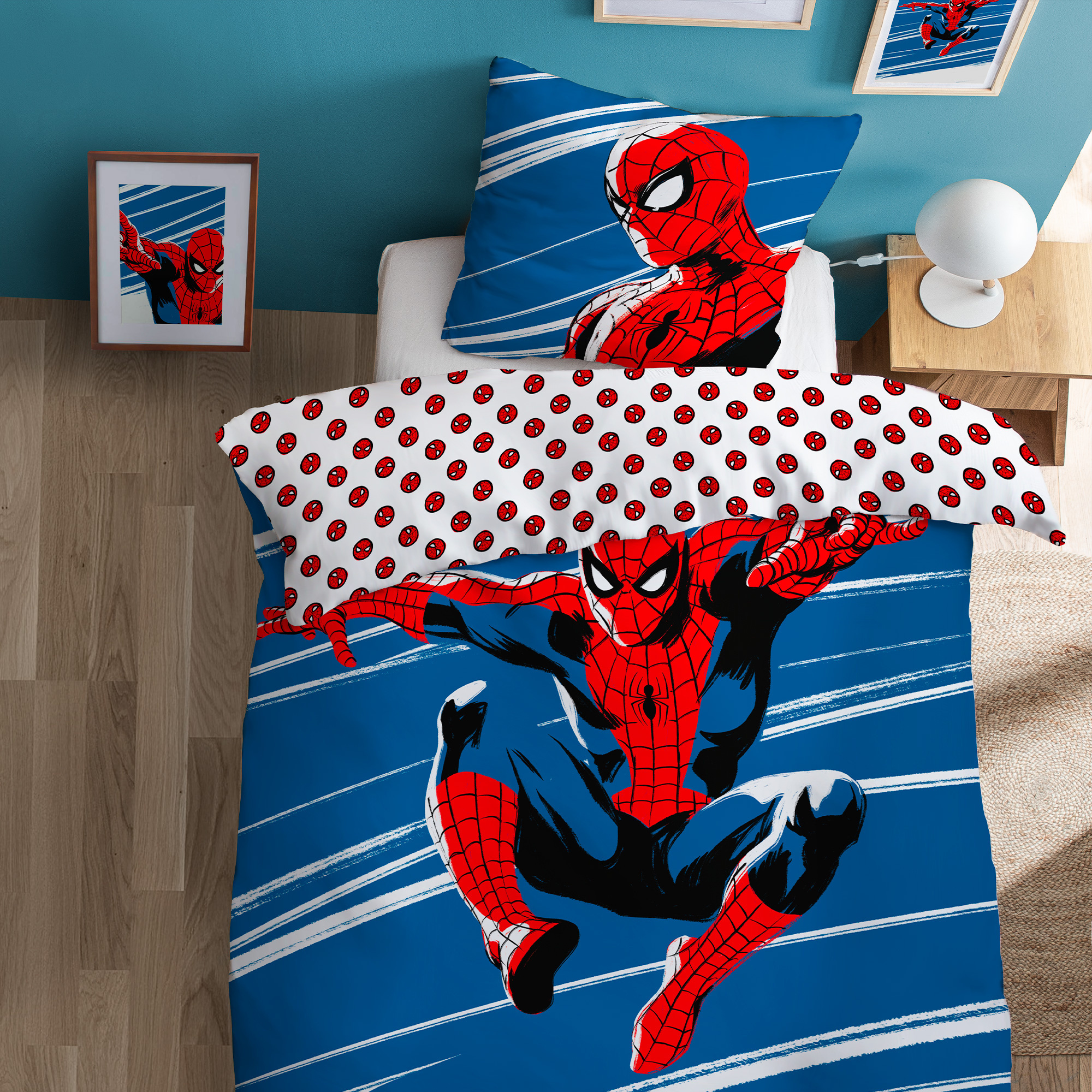 Spiderman Dekbedovertrek Anniversary - Eenpersoons - 140 x 200 cm - Katoen