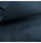 Matt & Rose Hoeslaken Donkerblauw - Eenpersoons - 90 x 190/200 cm - Gewassen Katoen