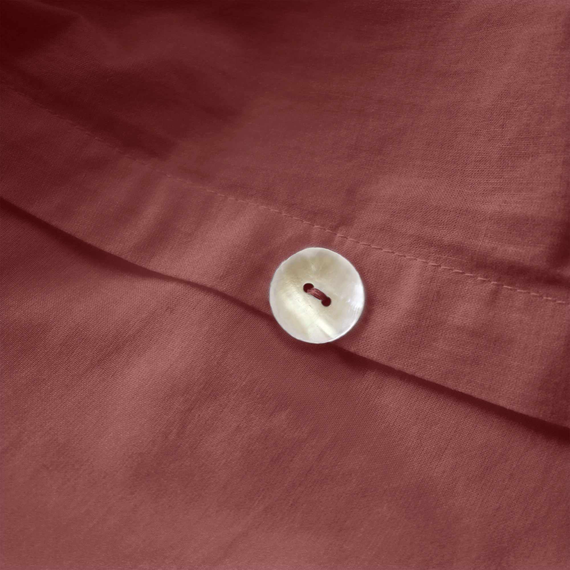 Matt & Rose Duvet cover Bordeaux red - Hotel size - 260 x 240 + 2x 65 x 65 cm - Washed cotton