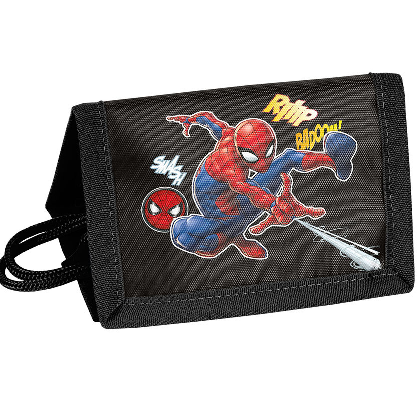 Spiderman Portemonnee, Jump - 12 x 8,5 x 1 cm - Polyester