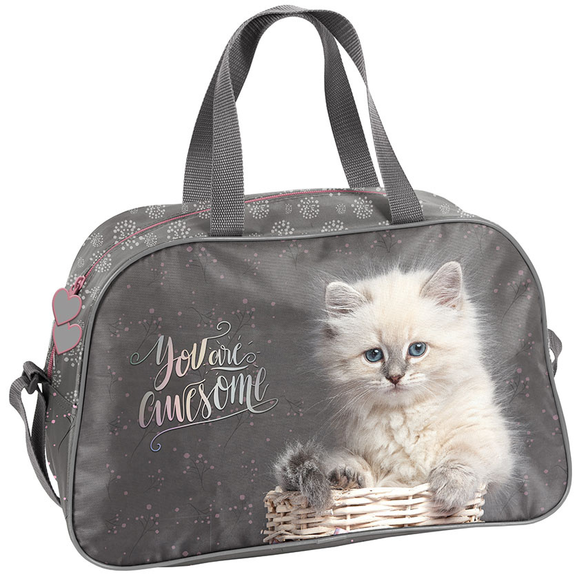 Animal Pictures Shoulder bag, Kitten - 40 x 25 x 15 cm - Polyester