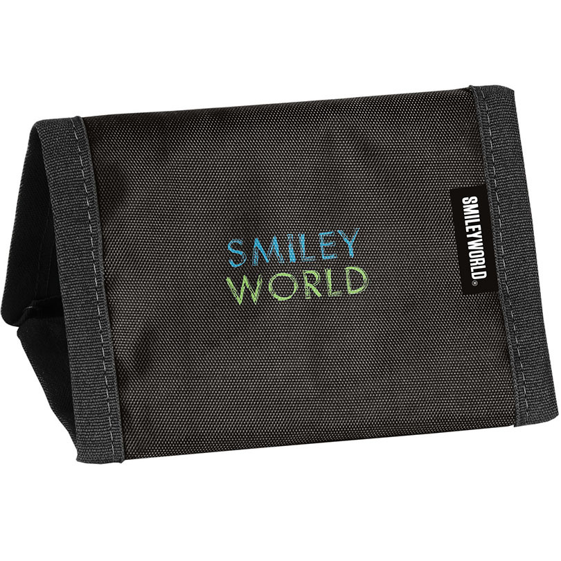 Smiley Wallet, Be Awesome - 12 x 8.5 x 1 cm - Polyester