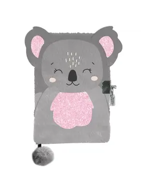 Animal Pictures diary with lock - A5 - 96 pages lined