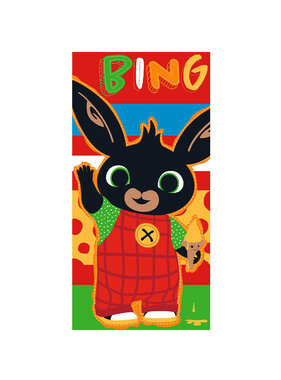 Bing Bunny Beach towel Ice Cream 70 x 140 cm Polyester