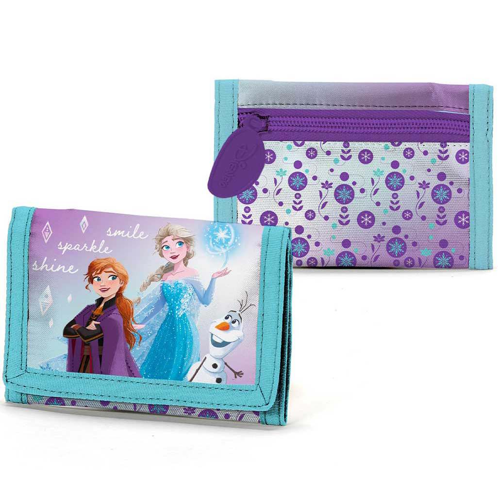 Disney Frozen Wallet, Sparkle - 13 x 8 cm - Polyester