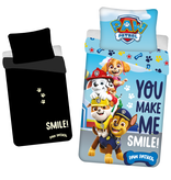 Paw Patrol Dekbedovertrek Glow in the Dark, Smile - Eenpersoons - 140 x 200 cm  - Katoen