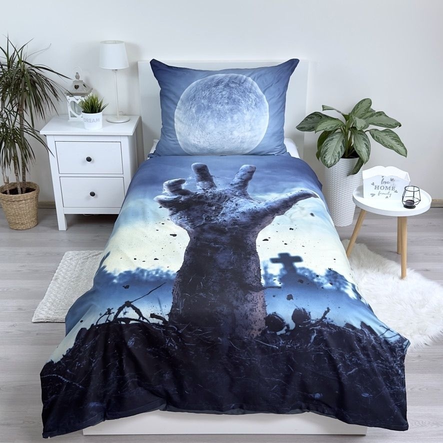 Sweet Home Duvet cover Zombie - Single - 140 x 200 cm - Polyester